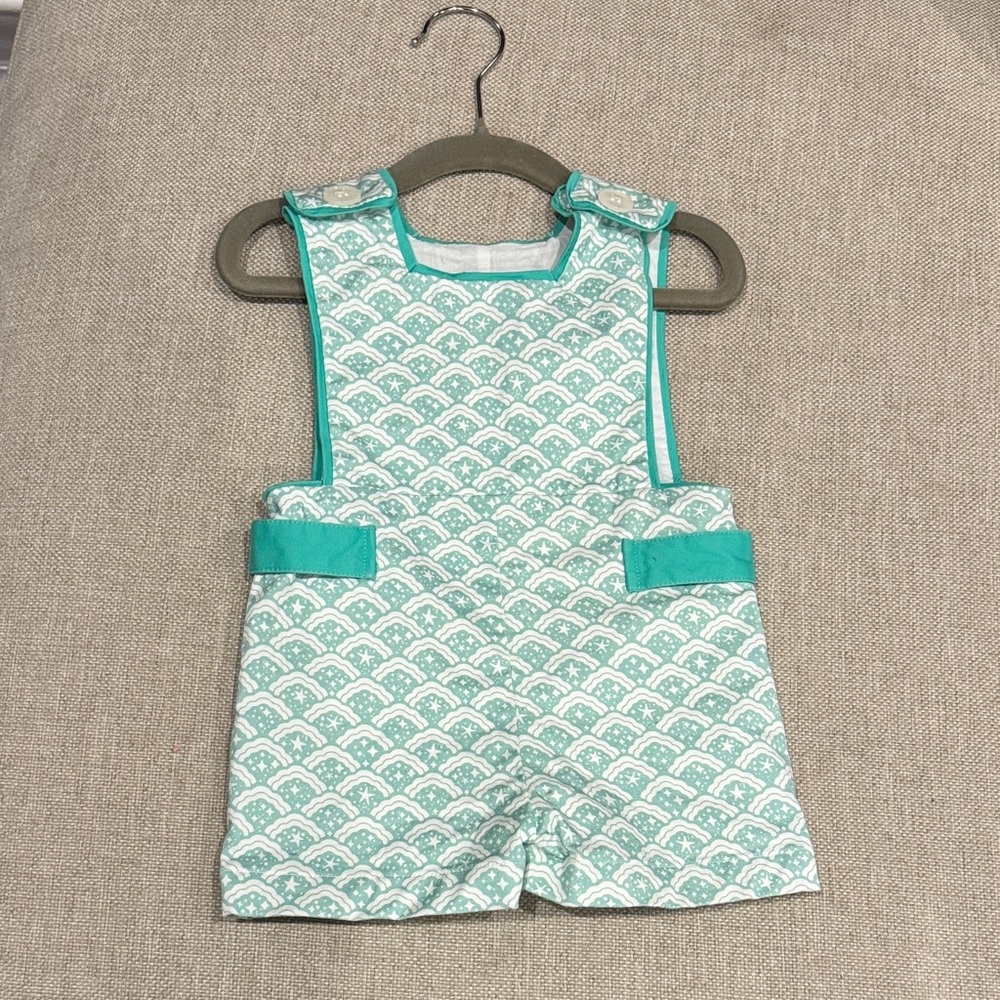 Henry Duvall Green Patterned Jon Jon